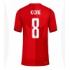 Canada Ismael Kone #8 Hjemmedrakt Kvinner VM 2026 Kortermet